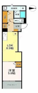 Milestone Sasazuka【3階】の間取り