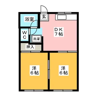 ファミールキノウ【1階】の間取り
