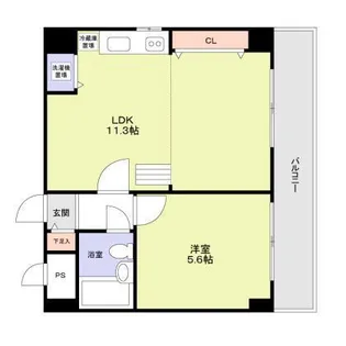 サークビルズ【11階】の間取り