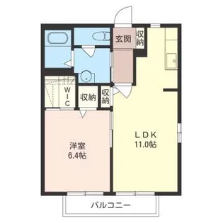 グラン・ソレーユB【2階】の間取り