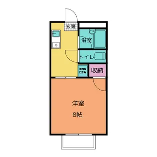 コーポスプリング C【1階】の間取り