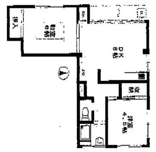 第13通南ビル【4階】の間取り
