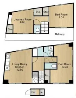 メゾン新宿の間取り