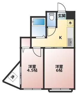 ジュエリーV【3階】の間取り