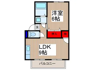 サンシティープラザ【2階】の間取り