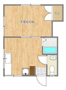ハウス山本【2階】の間取り