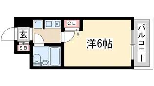 エスリード北大阪【6階】の間取り