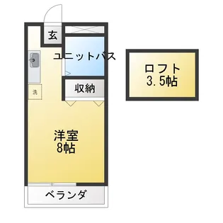 チェリーウェル【2階】の間取り