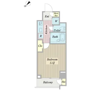 プロシード新横浜【7階】の間取り