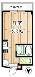 ブロケードキャッスル【2階】の間取り