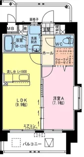 ヴィオレッタ【7階】の間取り