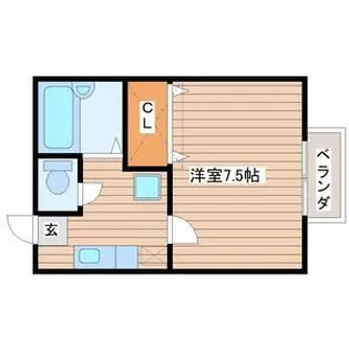 ノーブルユウ【1階】の間取り