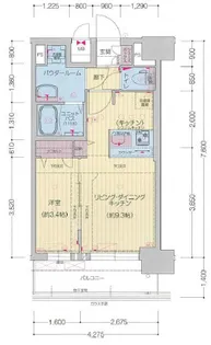 プレサンス太閤通駅前デュプル【12階】の間取り
