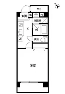 田中第2ビル(昭和町)【5階】の間取り