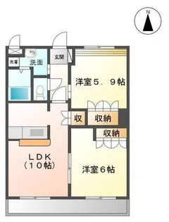 プランドールMERA【1階】の間取り