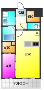 MODERN EIGHT高宮lieto【2階】の間取り