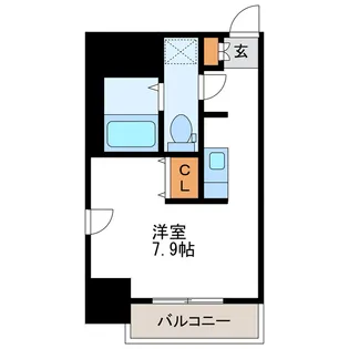 アストリア北大前【2階】の間取り