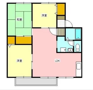スルガヒルキャッスルB【2階】の間取り