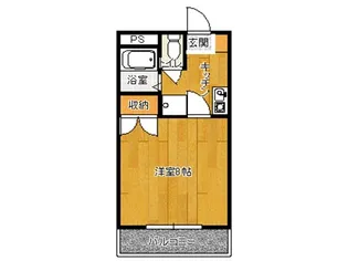 フラワーハイツ横田【2階】の間取り