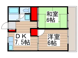 ファミーユ石田.【1階】の間取り