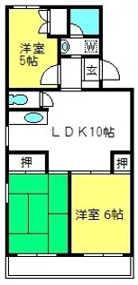 セントドエル【2階】の間取り