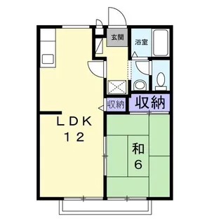 アコールスワA【2階】の間取り