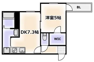 フジパレス桑津III番館【2階】の間取り