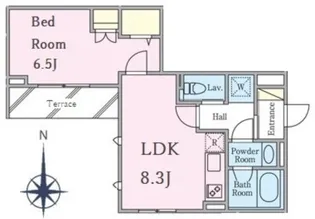 Blume大森【1階】の間取り