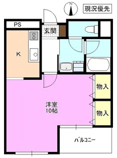 サームスコマツ【2階】の間取り