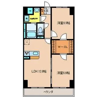 グラース リオ【3階】の間取り