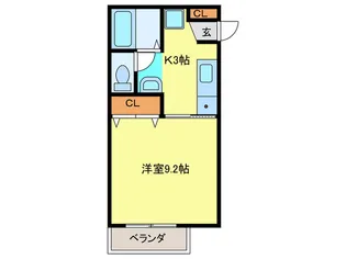 シャ-メゾン井上【2階】の間取り