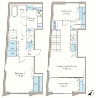 アローズ茗荷谷の間取り