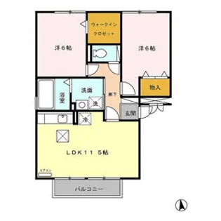 シェレンバーム【3階】の間取り