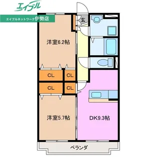 アスリート【1階】の間取り