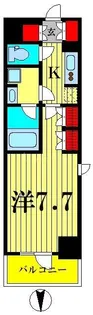 ラティエラ大島【12階】の間取り