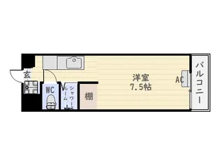 グランデBWM【4階】の間取り