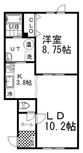 Cross Road【1階】の間取り