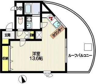 マープルコート【4階】の間取り