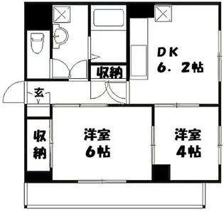 THスクウェア習志野【3階】の間取り