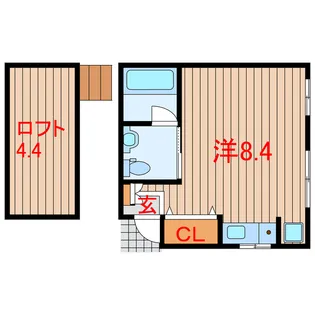 Second in Road【2階】の間取り