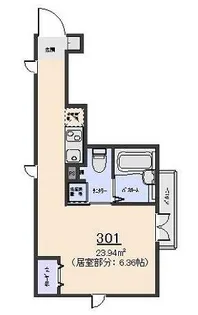 第二高田ビル【3階】の間取り
