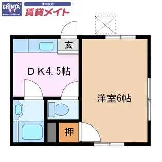 コーポグリーン【2階】の間取り