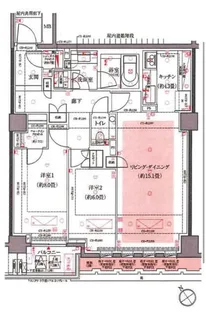ザ・サンメゾン白金台5丁目【3階】の間取り
