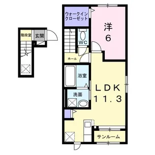 エムアンドエフ【2階】の間取り