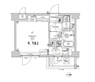 XEBEC大鳥居II【6階】の間取り