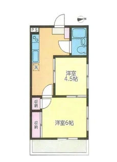 アーク桜ヶ丘【2階】の間取り