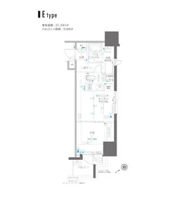 ZOOM川崎EAST【12階】の間取り