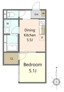 羽田ファーストレジデンス【1階】の間取り