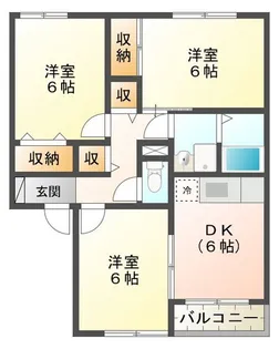シャルム B【2階】の間取り