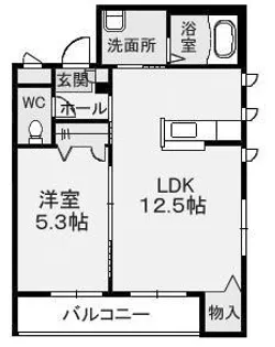 グランマスト松山【3階】の間取り